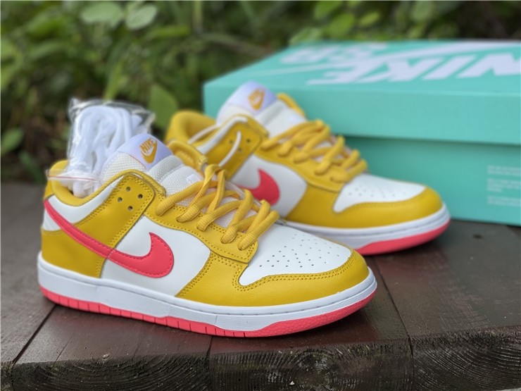 Nike Dunk Low "Samba" White/Yellow-Pink BQ6817-802