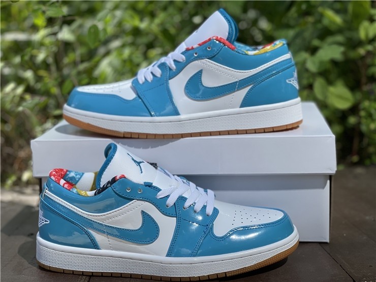 Air Jordan 1 Low Barcelona Print DC6991-400