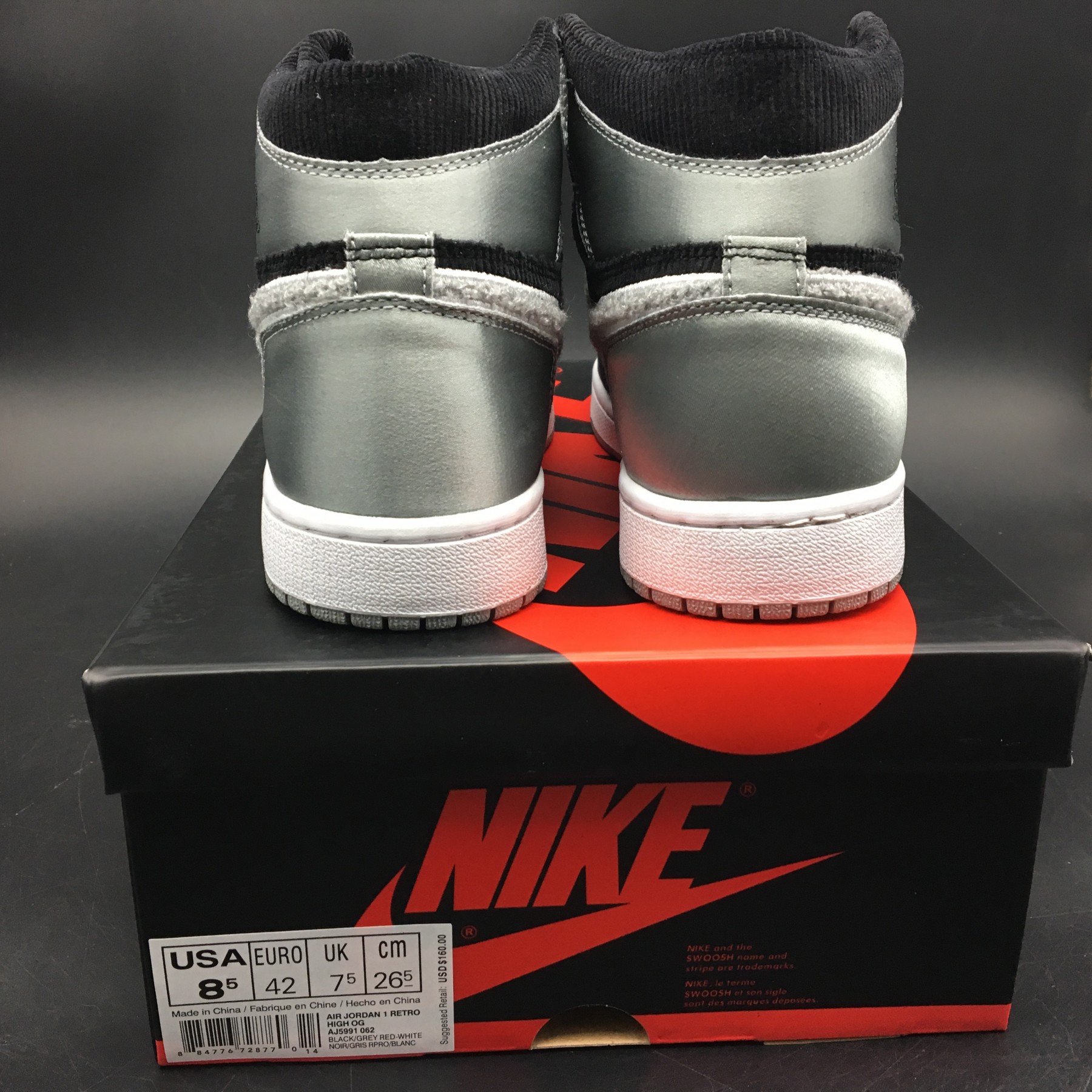 AIR JORDAN 1 RETRO ALEALI "ALEALI MAY" black AJ5991-062