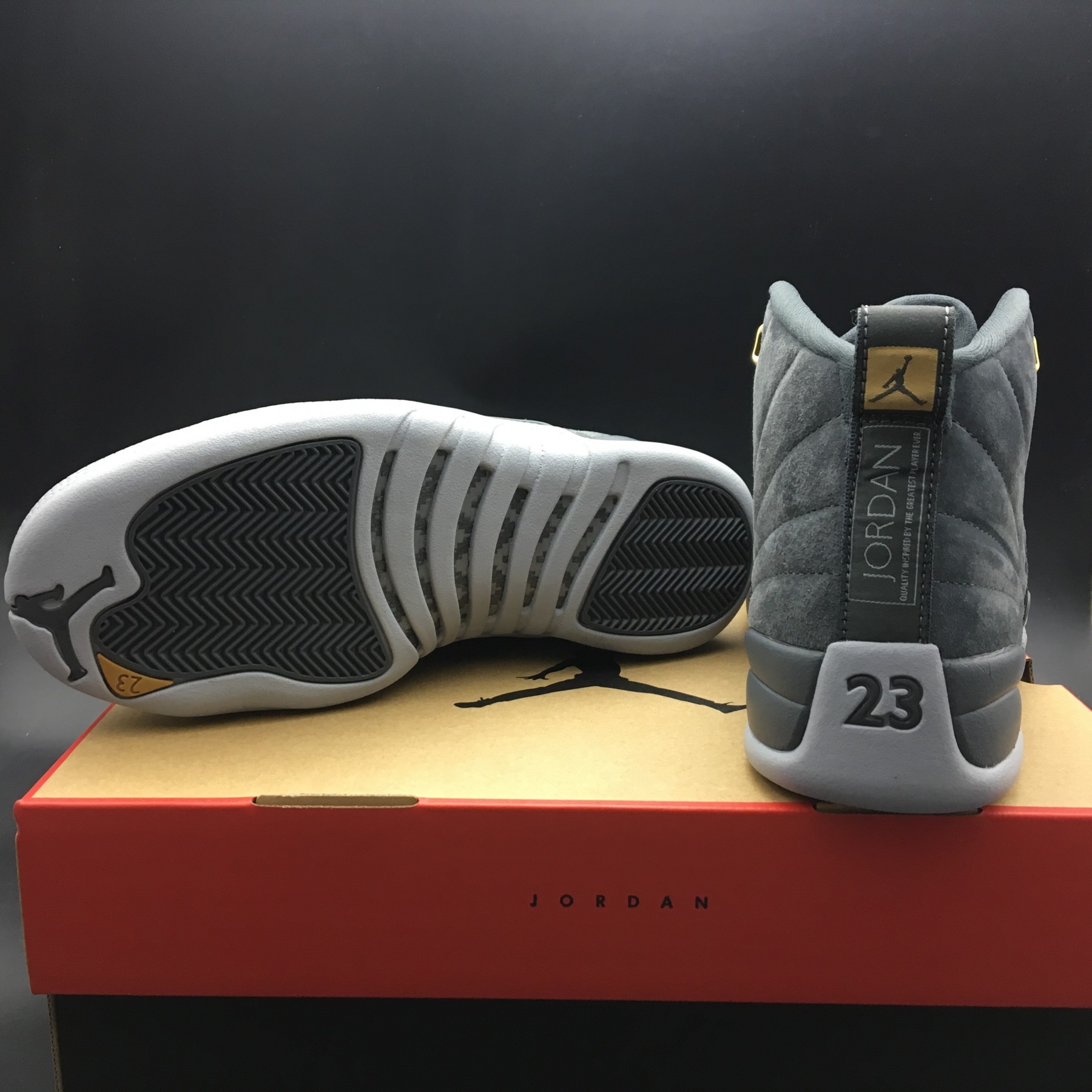 AIR JORDAN 12 RETRO "DARK GREY" 130690-005
