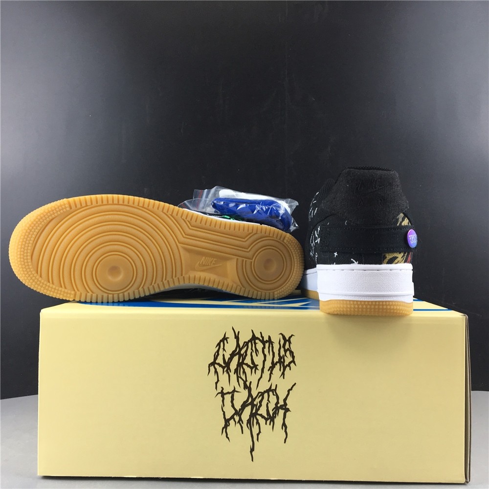 Travis Scott x Nike Air Force 1 Astroworld Black CN2405 901