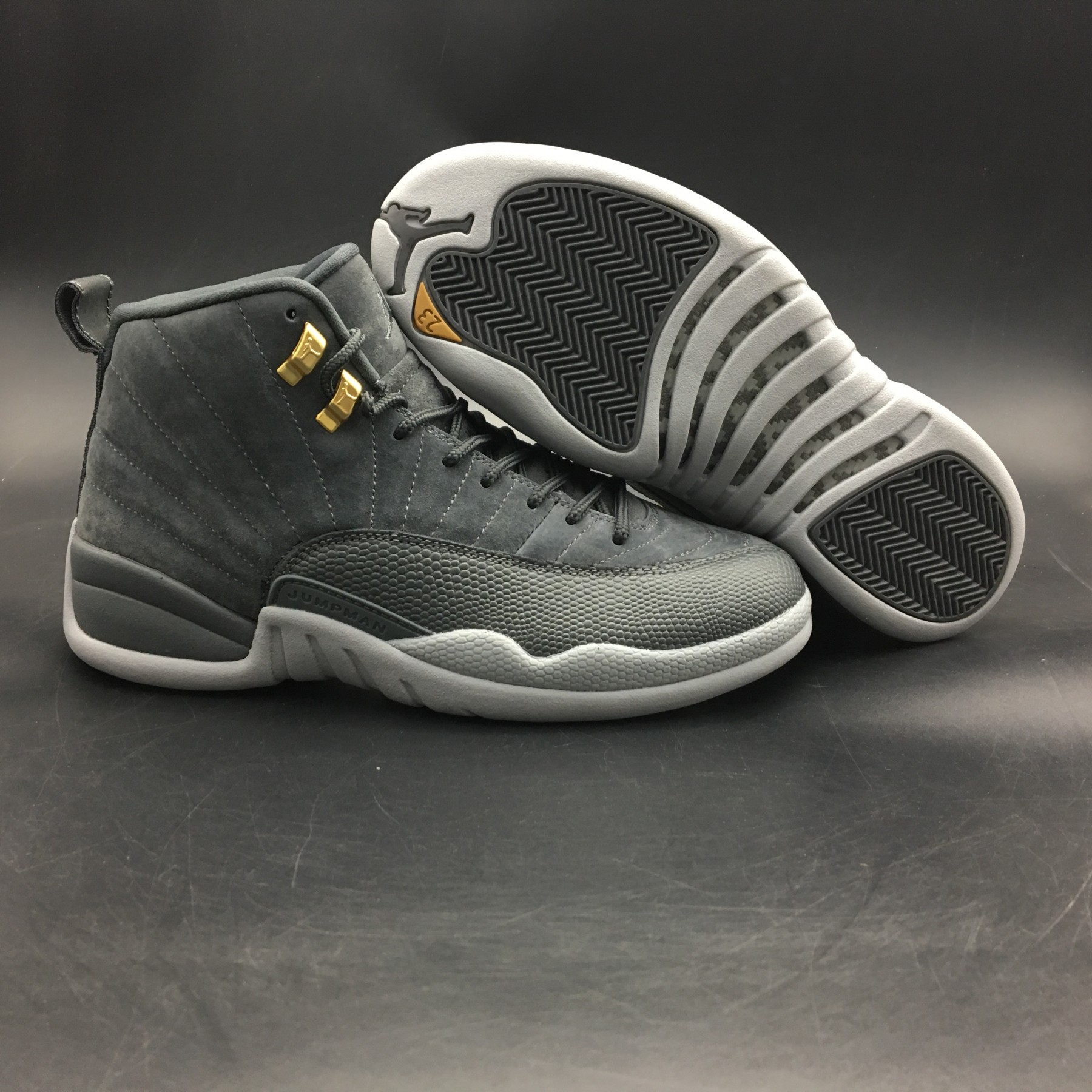 AIR JORDAN 12 RETRO "DARK GREY" 130690-005