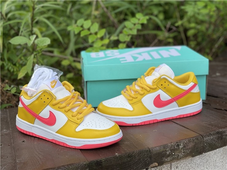 Nike Dunk Low "Samba" White/Yellow-Pink BQ6817-802