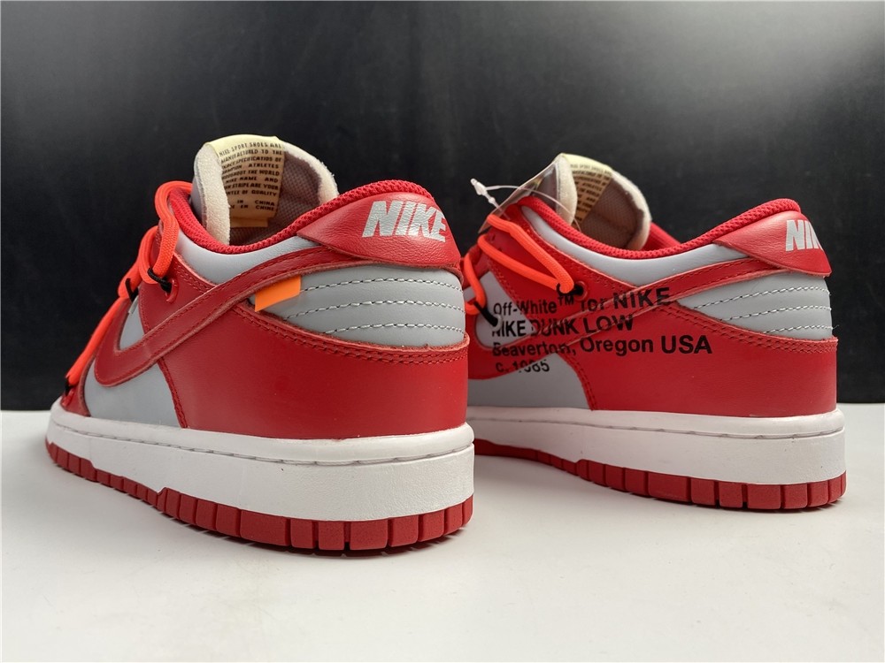 Nike Dunk Low Off-White University Red  CT0856-600
