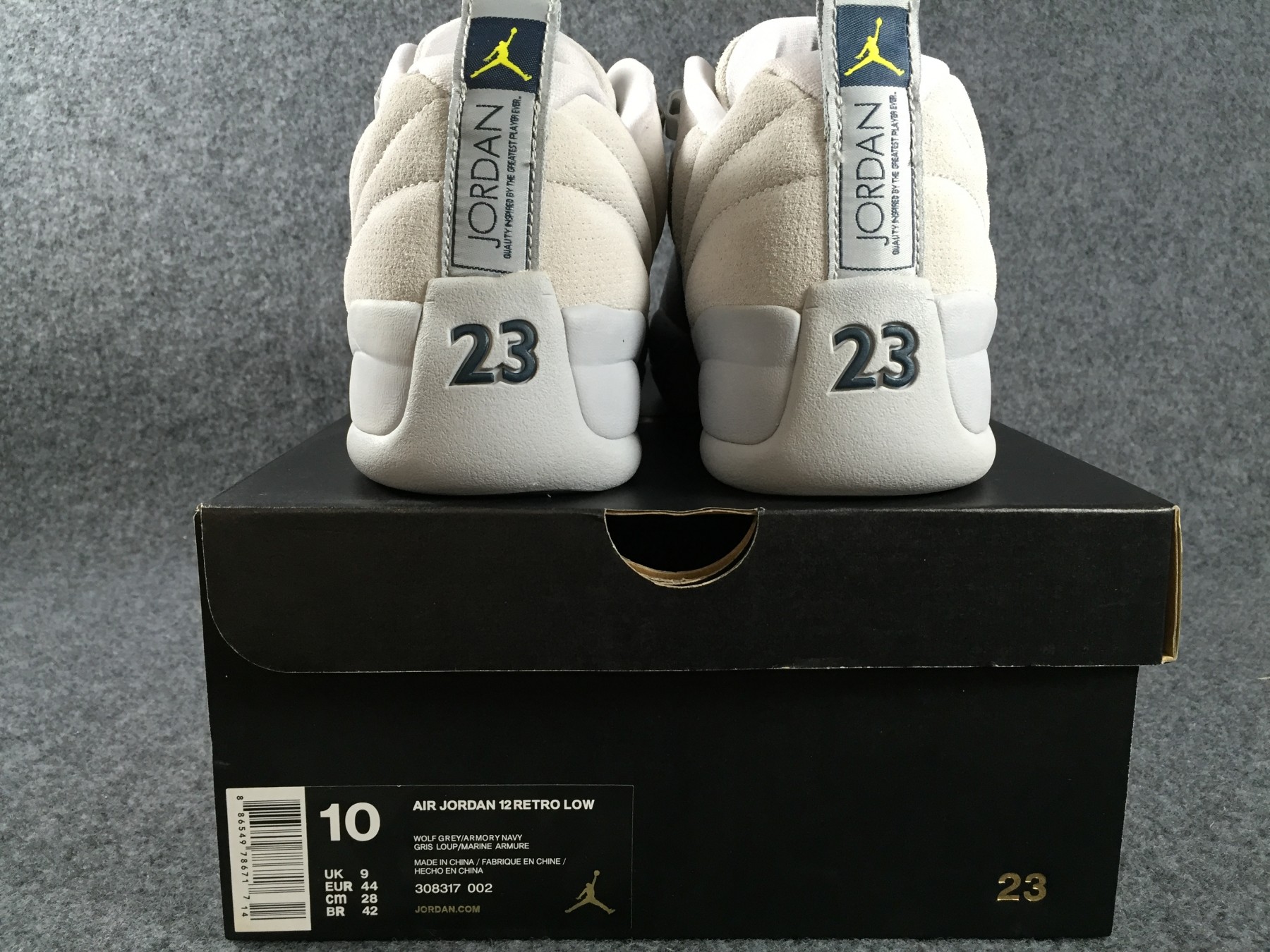 Jordan 12 Low Grey Suede 308317-002